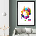 Brian Jones in WPAP by J Prayitno Widodo on GIANT ART - white photo illustration