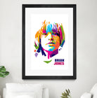 Brian Jones in WPAP by J Prayitno Widodo on GIANT ART - white photo illustration