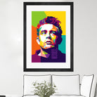 James Dean in WPAP by J Prayitno Widodo on GIANT ART - fuchsia photo illustration