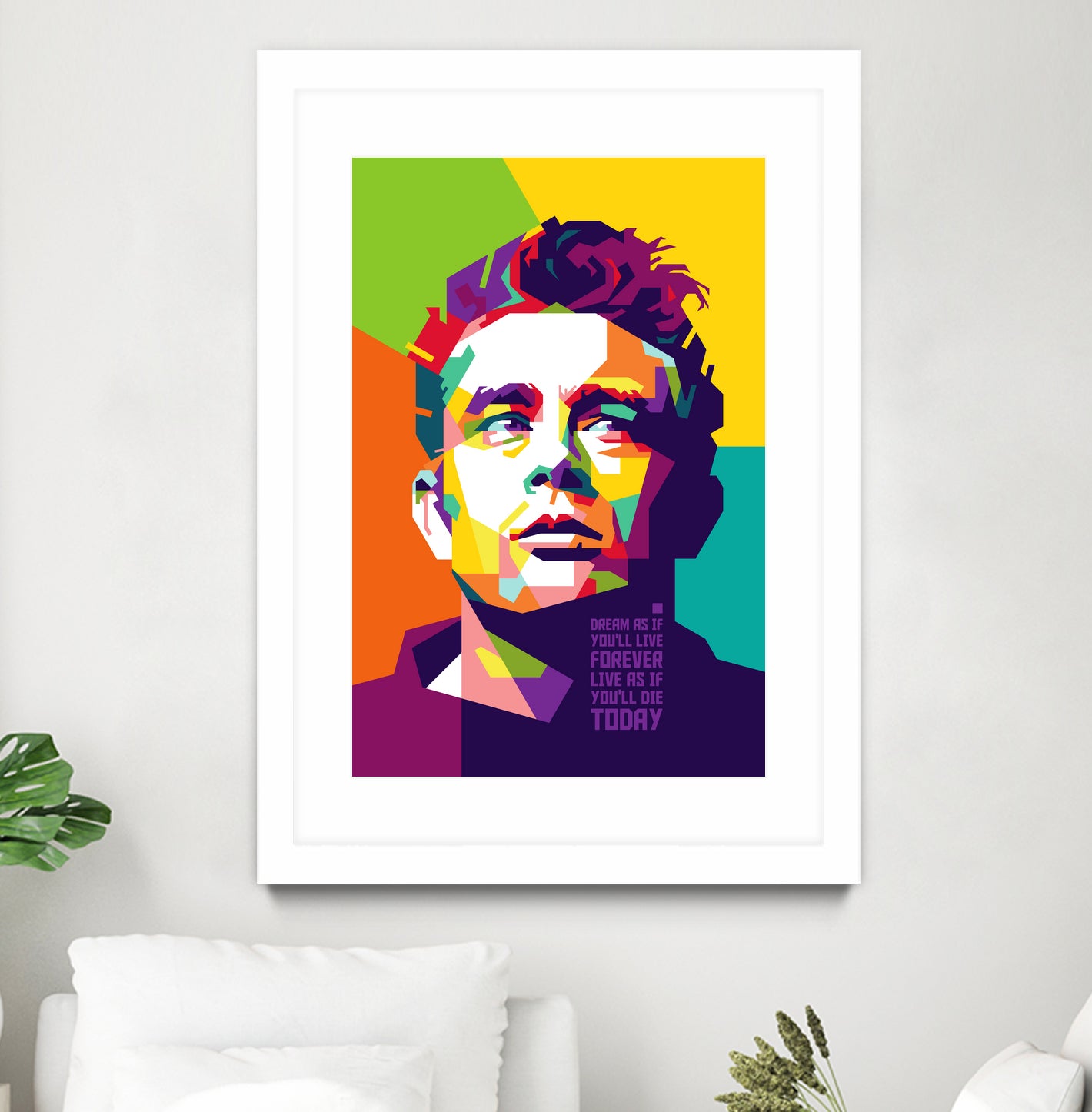 James Dean in WPAP by J Prayitno Widodo on GIANT ART - fuchsia photo illustration