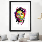 Thom Yorke in WPAP by J Prayitno Widodo on GIANT ART - fuchsia photo illustration