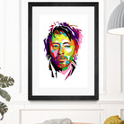 Thom Yorke in WPAP by J Prayitno Widodo on GIANT ART - fuchsia photo illustration