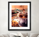 Tea Time by Cyril Rolando on GIANT ART - orange digital painting