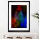 Bokeh Christmas Tree by Alvaro Gonzalez on GIANT ART - blue photo manipulation