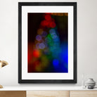 Bokeh Christmas Tree by Alvaro Gonzalez on GIANT ART - blue photo manipulation