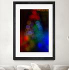 Bokeh Christmas Tree by Alvaro Gonzalez on GIANT ART - blue photo manipulation