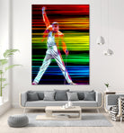 Freddie Mercury in Color by Daniel Janda on GIANT ART - black mixed media