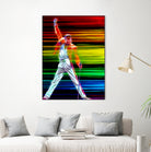 Freddie Mercury in Color by Daniel Janda on GIANT ART - black mixed media