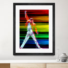 Freddie Mercury in Color by Daniel Janda on GIANT ART - black mixed media