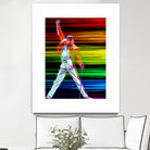 Freddie Mercury in Color by Daniel Janda on GIANT ART - black mixed media