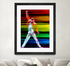 Freddie Mercury in Color by Daniel Janda on GIANT ART - black mixed media