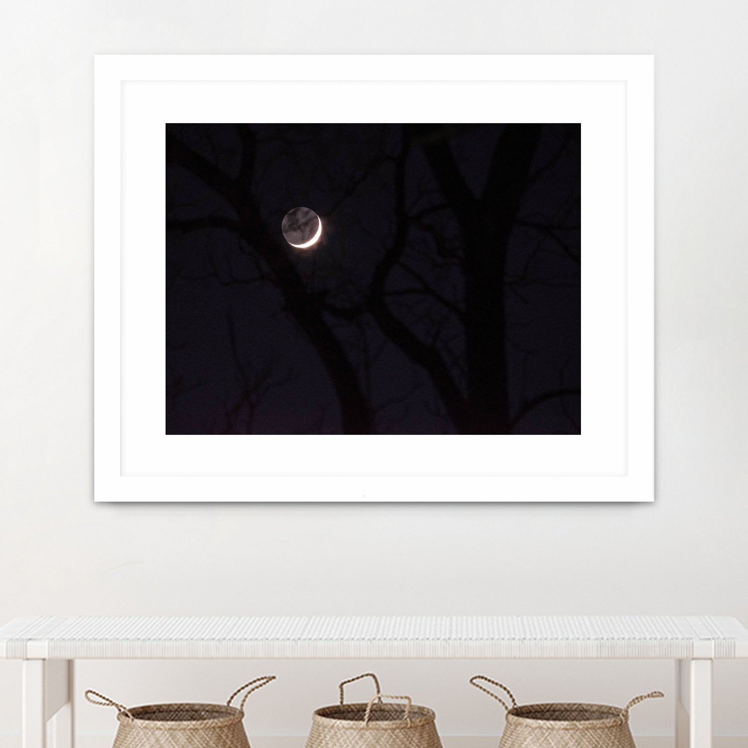 November Moon by Renee Reese on GIANT ART - black photo illustration