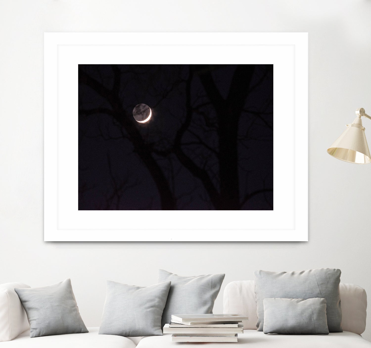 November Moon by Renee Reese on GIANT ART - black photo illustration