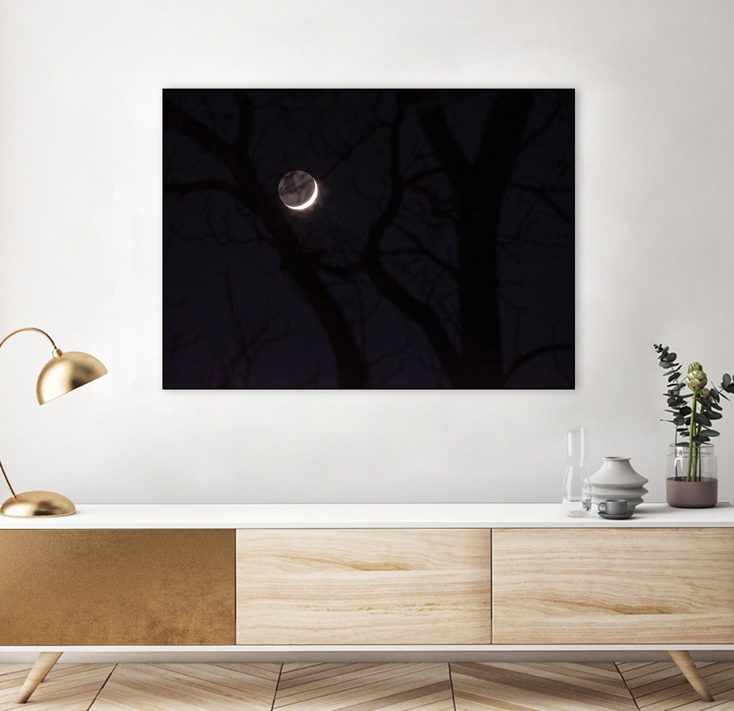 November Moon by Renee Reese on GIANT ART - black photo illustration