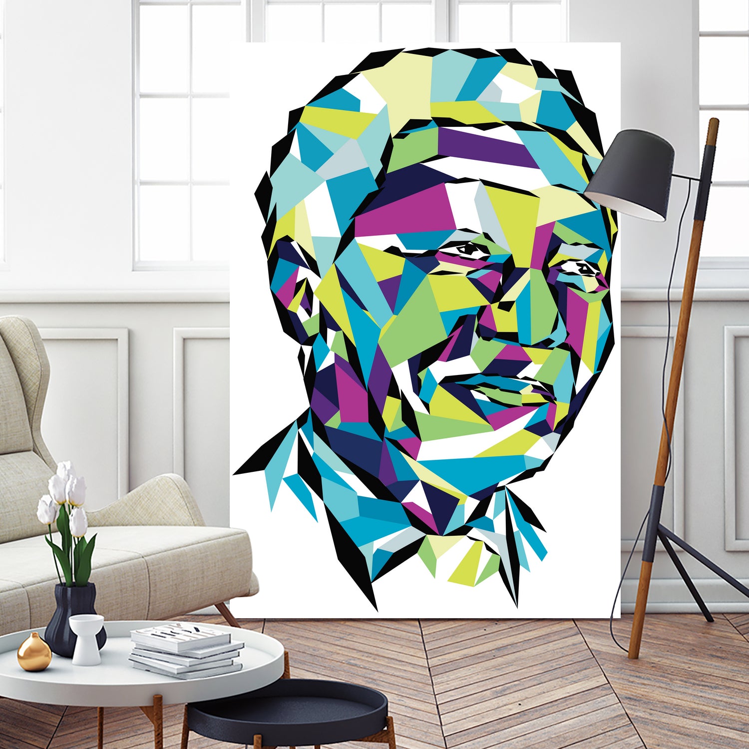 Legend of the fall – Mandela by Neo Dhlamini on GIANT ART - green digital drawing