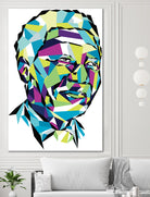 Legend of the fall – Mandela by Neo Dhlamini on GIANT ART - green digital drawing