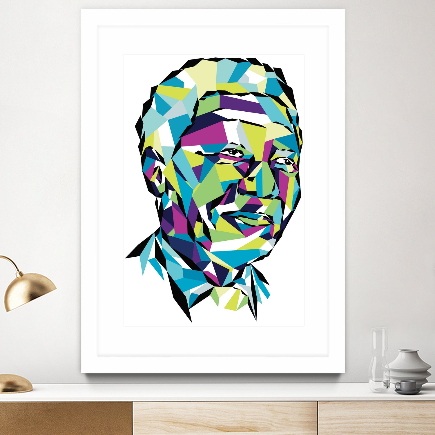 Legend of the fall – Mandela by Neo Dhlamini on GIANT ART - green digital drawing