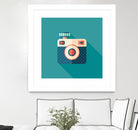 Hipster Camera by Yury Velikanov on GIANT ART - white vector illustration