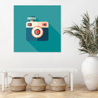 Hipster Camera by Yury Velikanov on GIANT ART - white vector illustration