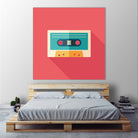 Audio Cassette by Yury Velikanov on GIANT ART - white vector illustration