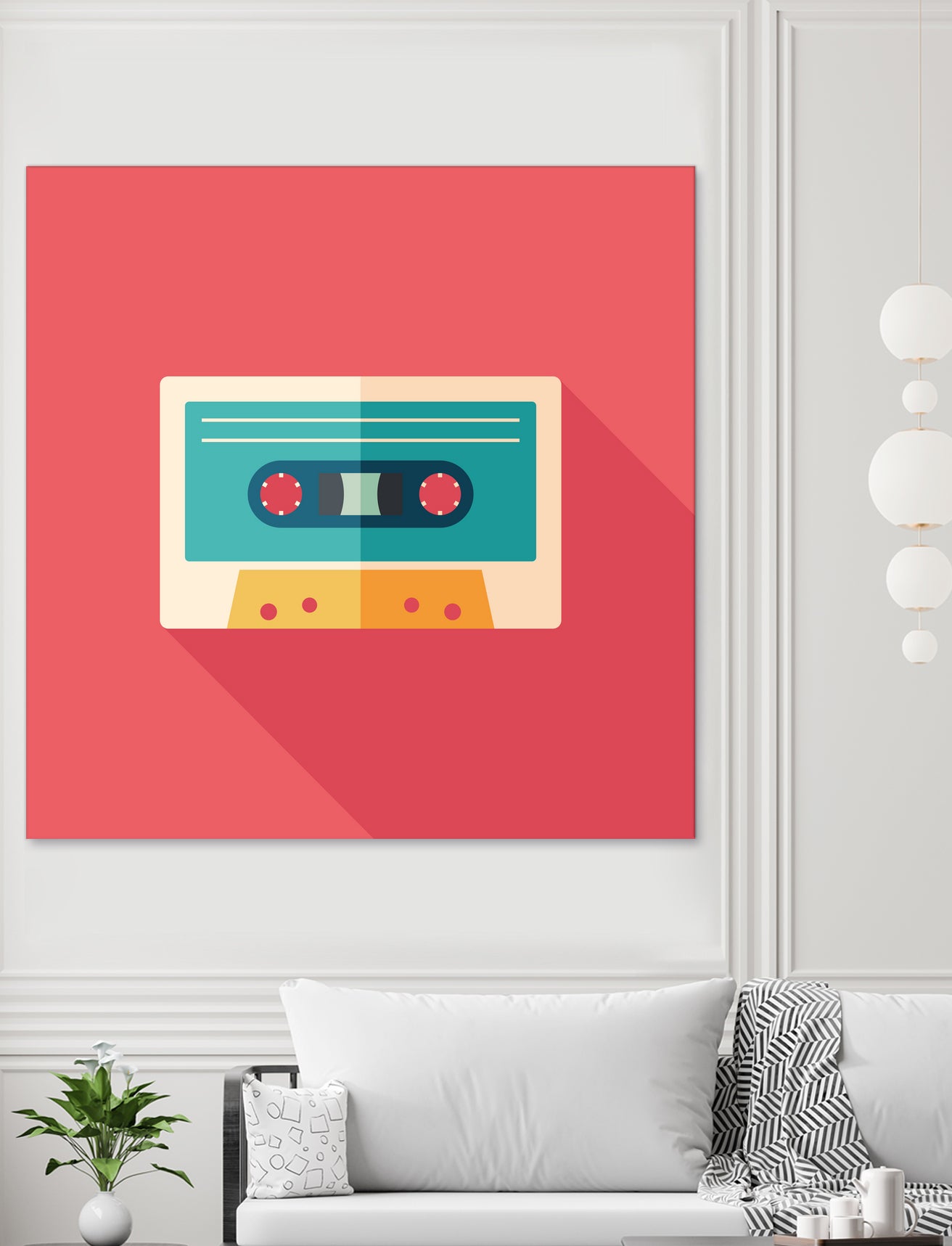 Audio Cassette by Yury Velikanov on GIANT ART - white vector illustration