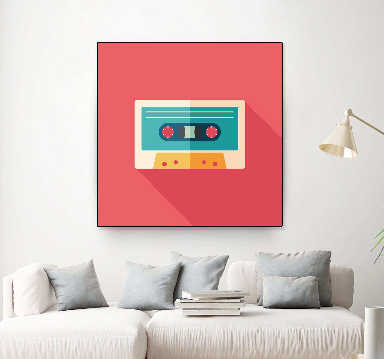 Audio Cassette by Yury Velikanov on GIANT ART - white vector illustration