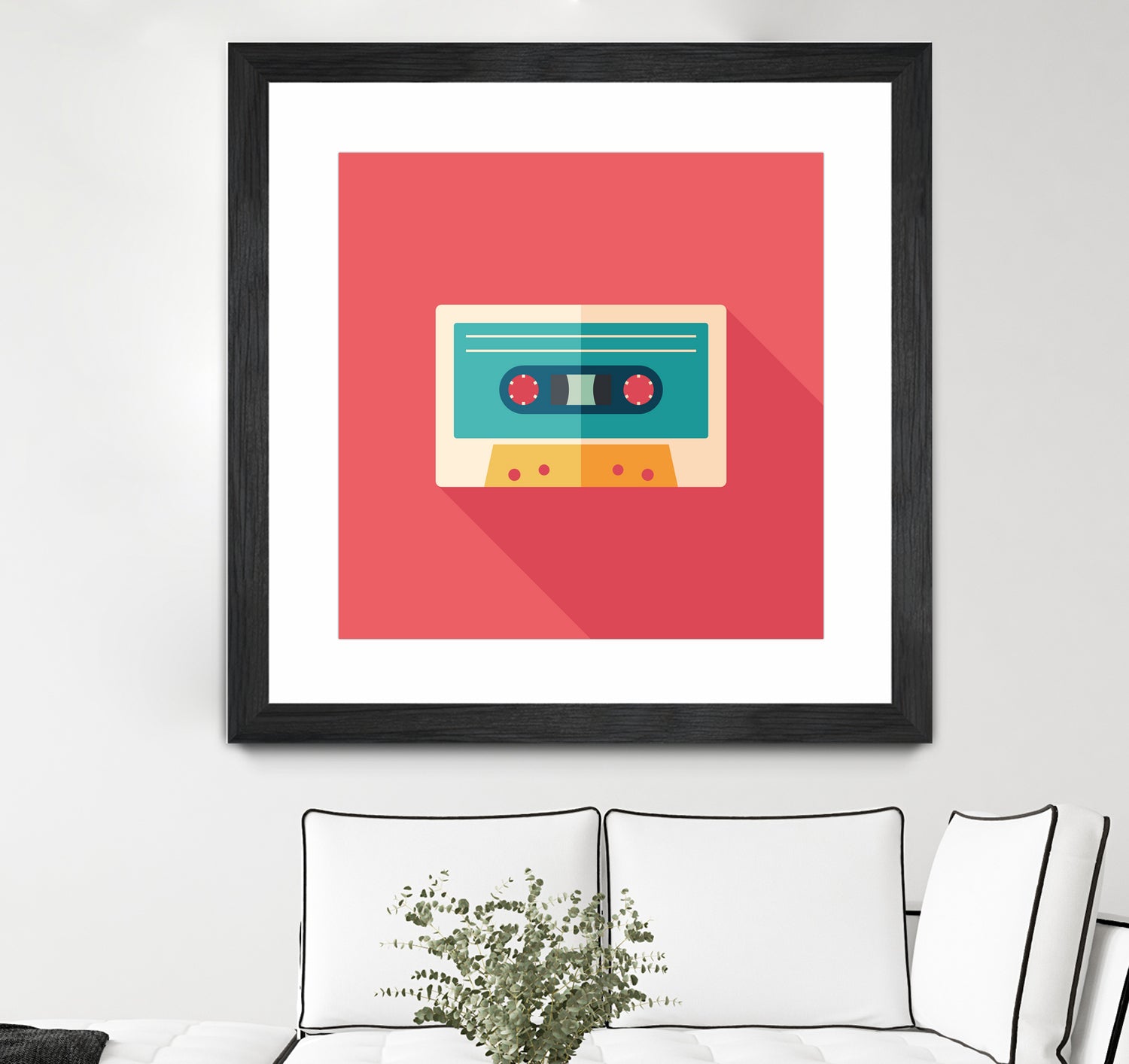 Audio Cassette by Yury Velikanov on GIANT ART - white vector illustration