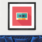 Audio Cassette by Yury Velikanov on GIANT ART - white vector illustration