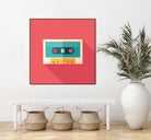 Audio Cassette by Yury Velikanov on GIANT ART - white vector illustration