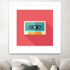 Audio Cassette by Yury Velikanov on GIANT ART - white vector illustration