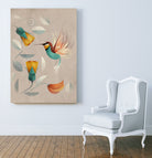 Hummingbird by Dieter Braun on GIANT ART - green digital painting