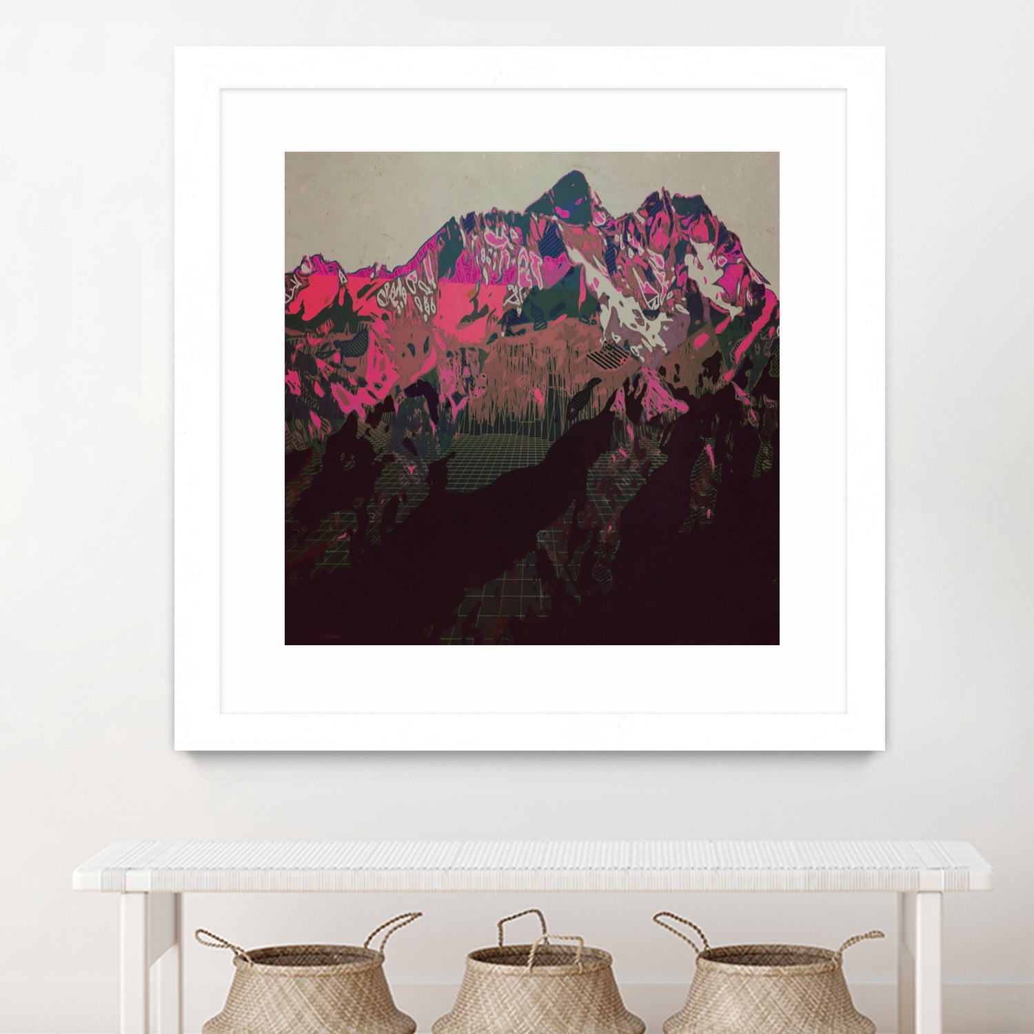 Endless, Nameless by Jamison Gish on GIANT ART - pink digital painting