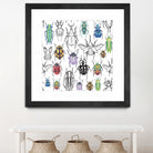 Colorful bugs by Maria Bakueva on GIANT ART - white mixed media