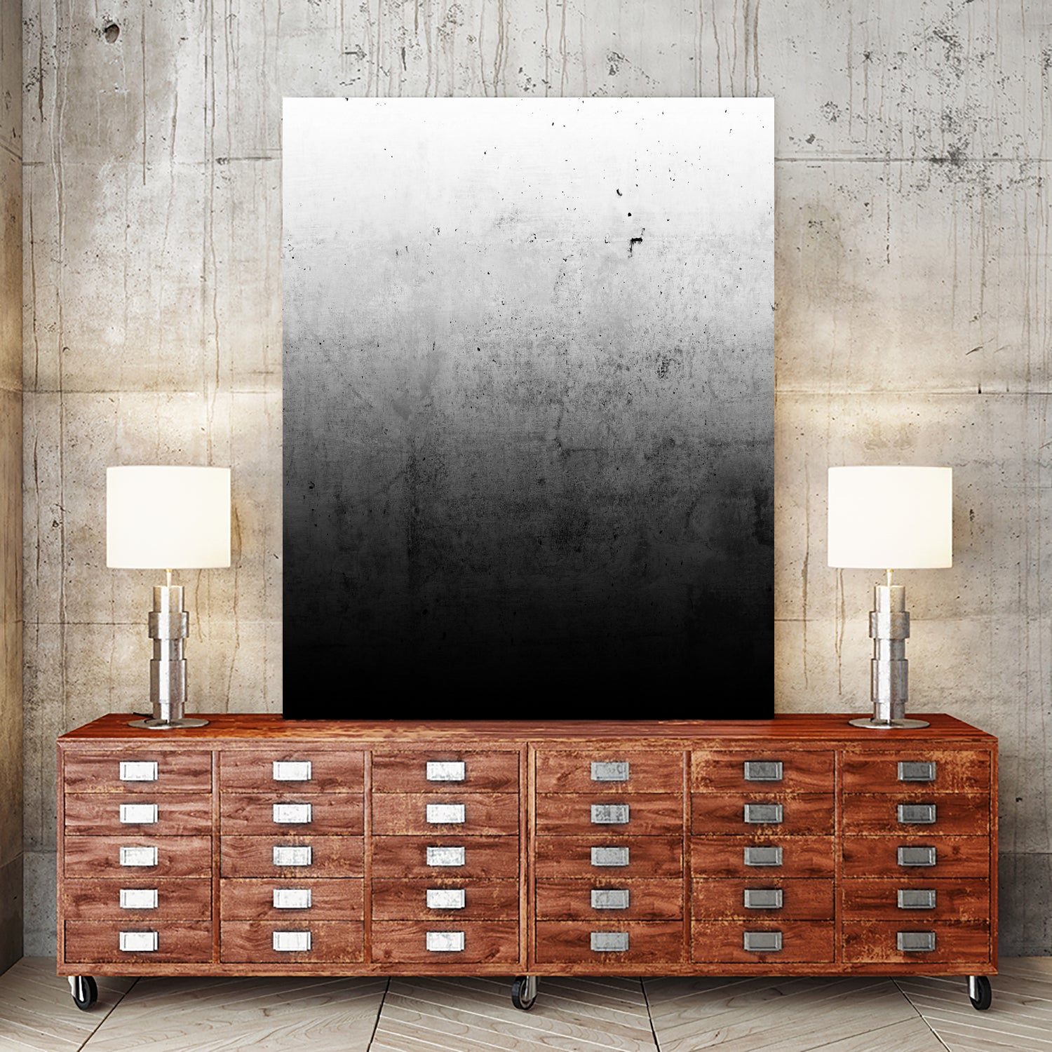 Black Ombre by EMANUELA CARRATONI on GIANT ART - black digital painting