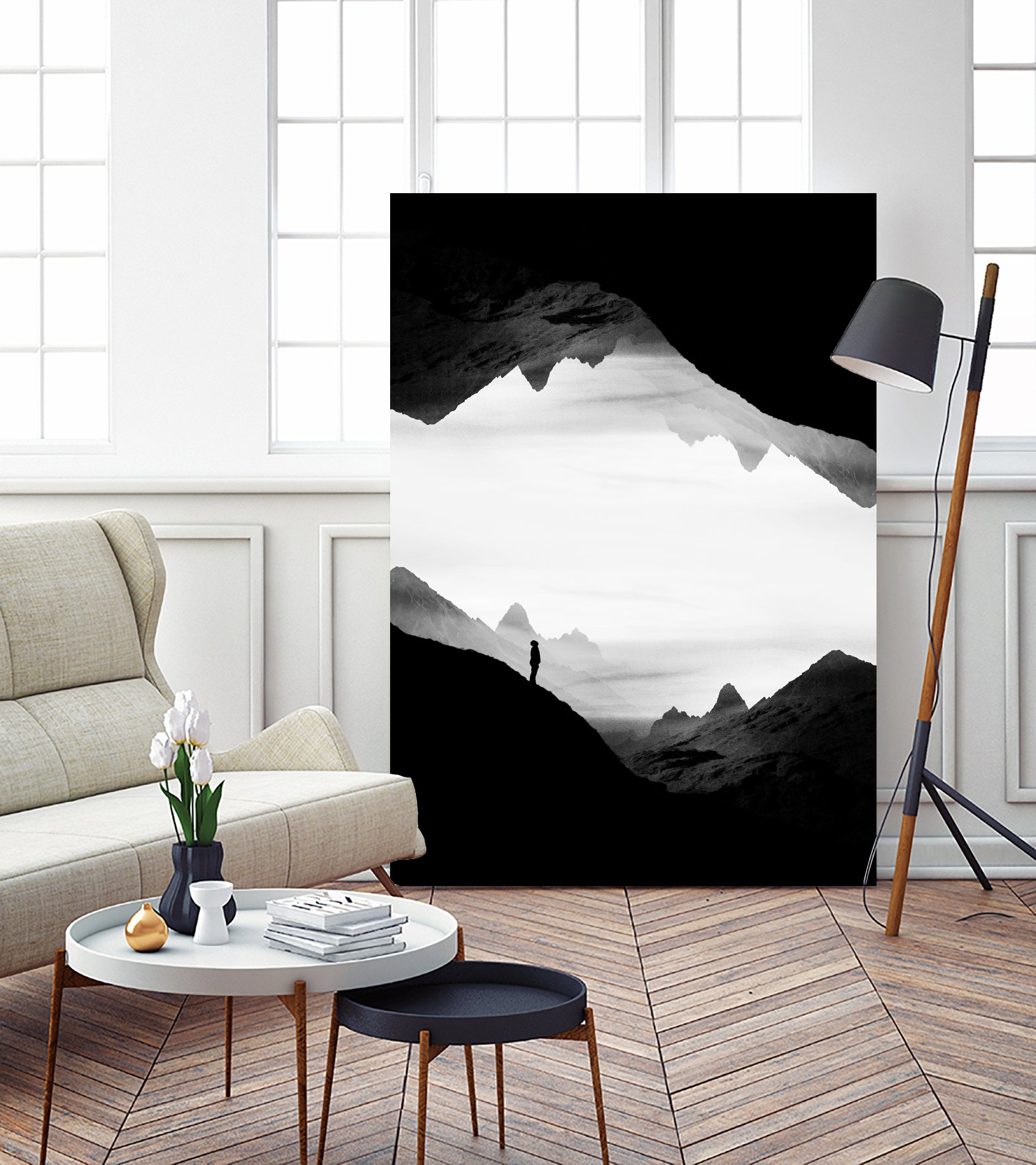 Black wasteland isolation by Stoian Hitrov on GIANT ART - black photo illustration