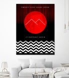 Twin Peaks (detailed) by Richard Kuta on GIANT ART - white digital drawing