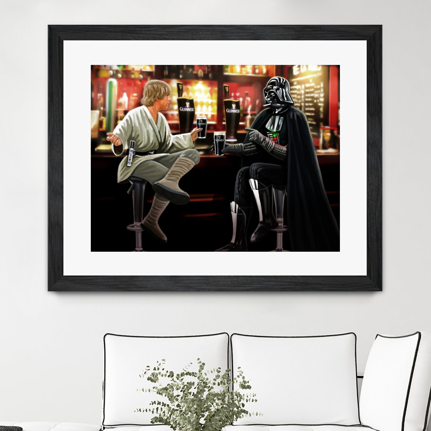 Guinness Starwars by Steve Ash on GIANT ART - brown digital painting