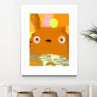 Miyazaki Glitch - Totoro (color) by Hyo Kim on GIANT ART - orange digital painting