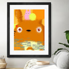 Miyazaki Glitch - Totoro (color) by Hyo Kim on GIANT ART - orange digital painting