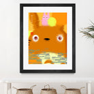 Miyazaki Glitch - Totoro (color) by Hyo Kim on GIANT ART - orange digital painting