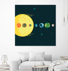 Trappist System by Alessandra Gagliano on GIANT ART - blue vector illustration