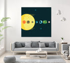 Trappist System by Alessandra Gagliano on GIANT ART - blue vector illustration