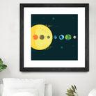 Trappist System by Alessandra Gagliano on GIANT ART - blue vector illustration