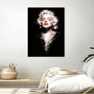 Marilyn by Dmitry Belov on GIANT ART - black digital painting