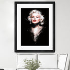 Marilyn by Dmitry Belov on GIANT ART - black digital painting