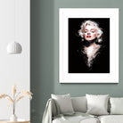 Marilyn by Dmitry Belov on GIANT ART - black digital painting