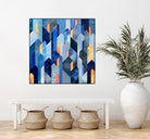 Kyanite & Salt Stone by Elisabeth Fredriksson on GIANT ART - blue mixed media