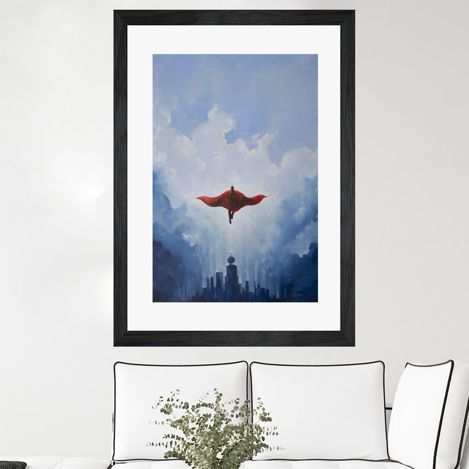 Savior by Vincent Carrozza on GIANT ART - blue digital painting