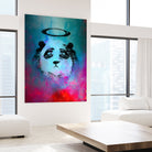 Halo Panda by Nikhil Shinde on GIANT ART - blue digital painting