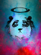 Halo Panda by Nikhil Shinde on GIANT ART - blue digital painting